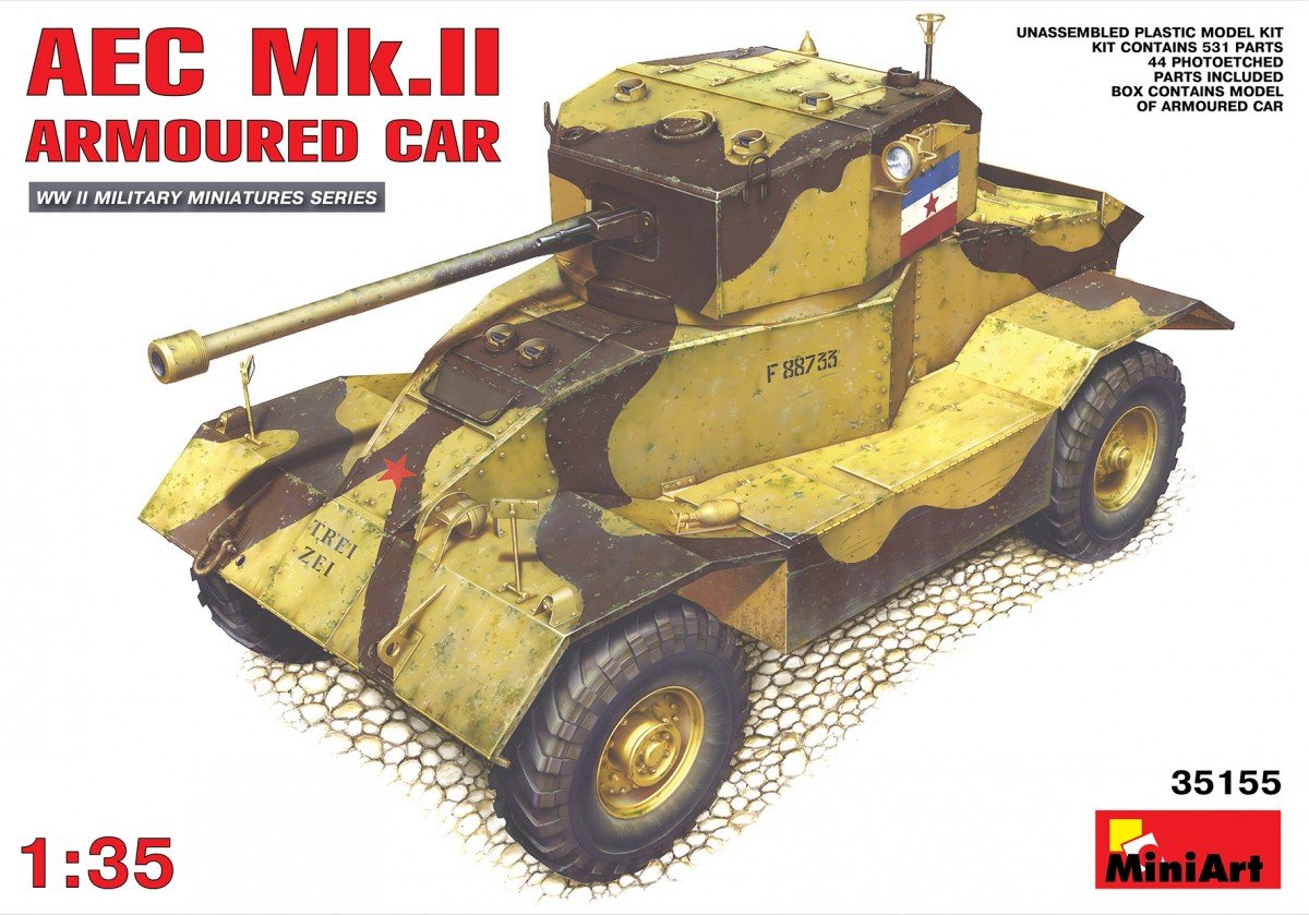 MiniArt 35155 AEC Mk.II ARMOURED CAR 1/35