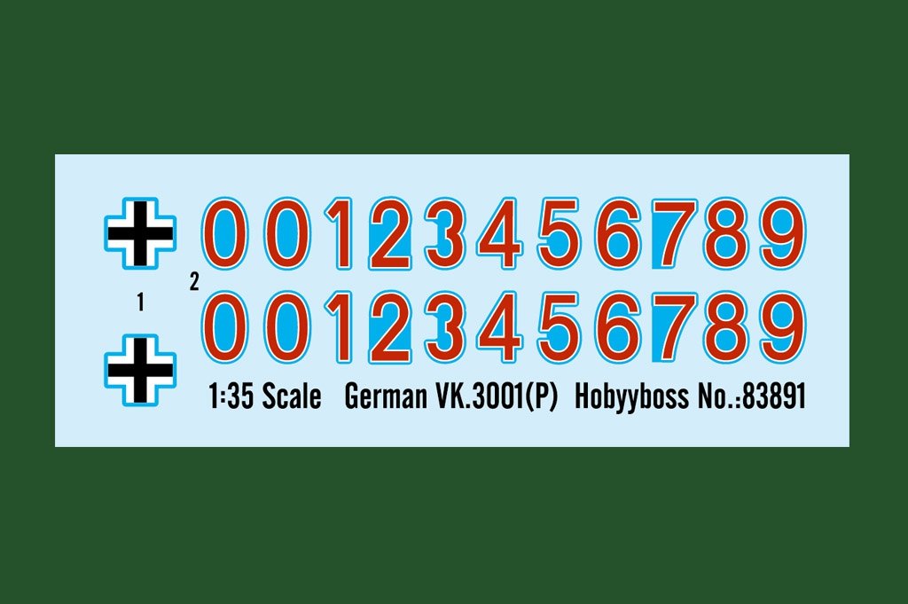 Hobby Boss 83891 German VK.3001(P) 1/35 – immagine 3