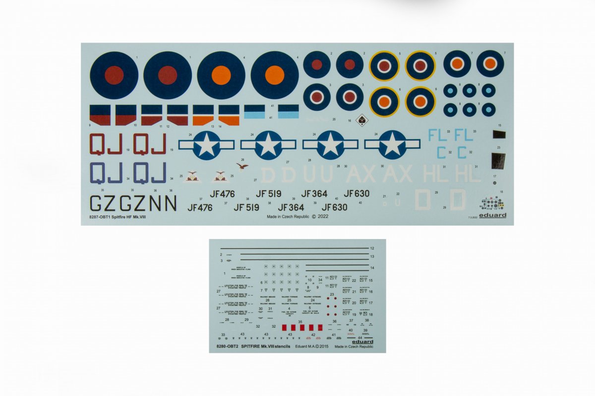 Eduard 8287 Spitfire HF Mk.VIII 1/48 – immagine 7