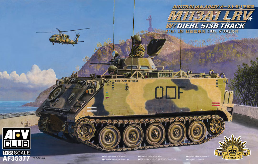 AFV Club 35377 M113A1 LRV w/ Diehl 513B Track Australian Army 1/35