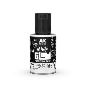 AK Interactive AK12108 WHITE GLOW PRECISION BASE 30ml