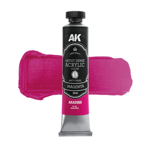 AK Interactive AKAD102 Artist Dense Acrylic Colors - Primary &amp;amp; Secondary Set – imagen 5