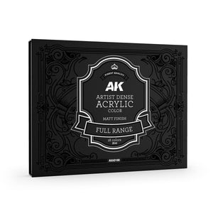 AK Interactive AKAD100 Artist Dense Acrylic Colors - Deluxe Edition Box Full Range