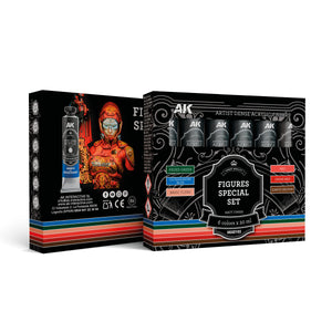 AK Interactive AKAD103 Artist Dense Acrylic Colors - Figures Special Set