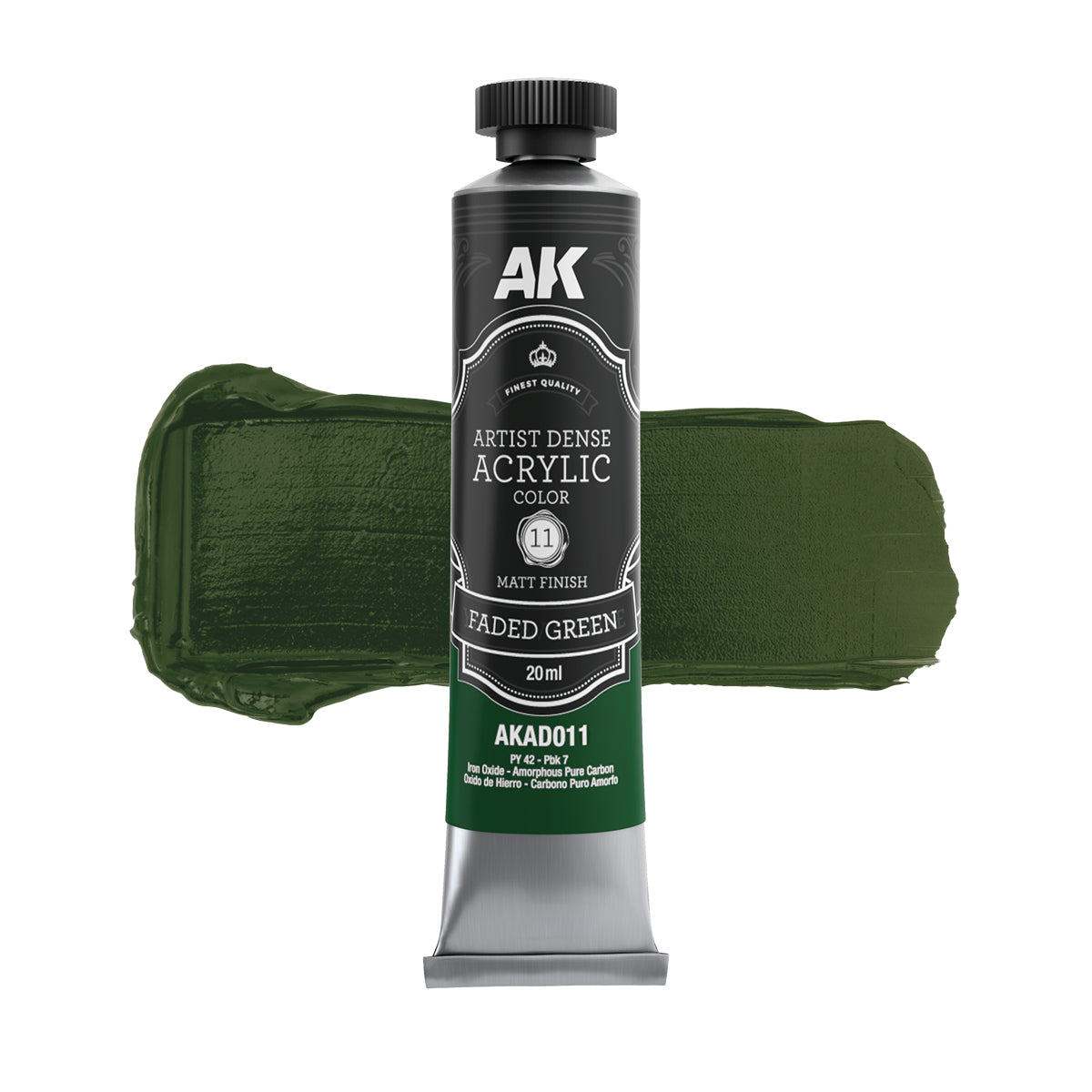 AK Interactive AKAD109 Artist Dense Acrylic Colors - Green Color Set – image 5