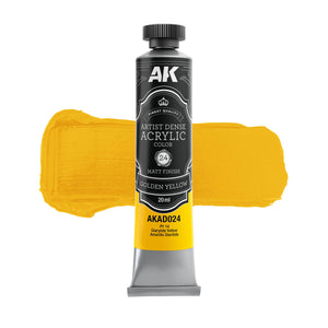 AK Interactive AKAD106 Artist Dense Acrylic Colors - Yellow Color Set – immagine 7