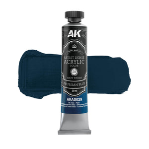 AK Interactive AKAD108 Artist Dense Acrylic Colors - Blue Color Set – immagine 6