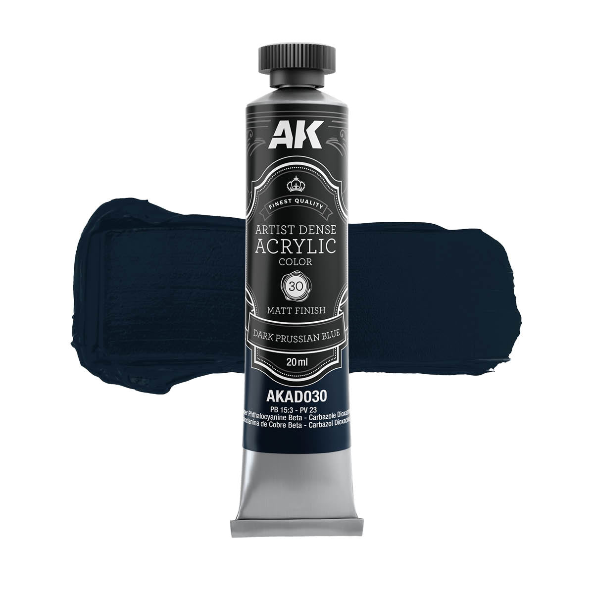 AK Interactive AKAD108 Artist Dense Acrylic Colors - Blue Color Set – immagine 7