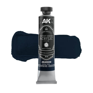 AK Interactive AKAD108 Artist Dense Acrylic Colors - Blue Color Set – immagine 7