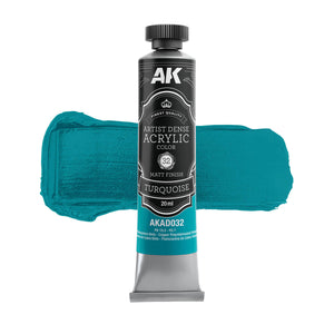 AK Interactive AKAD108 Artist Dense Acrylic Colors - Blue Color Set – immagine 3