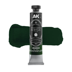 AK Interactive AKAD109 Artist Dense Acrylic Colors - Green Color Set – image 6