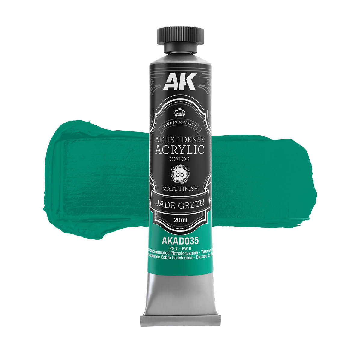 AK Interactive AKAD109 Artist Dense Acrylic Colors - Green Color Set – image 2