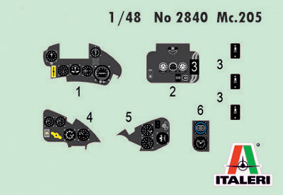 Italeri 2840 Macchi MC.202 Folgore 1/48 – zdjęcie 4