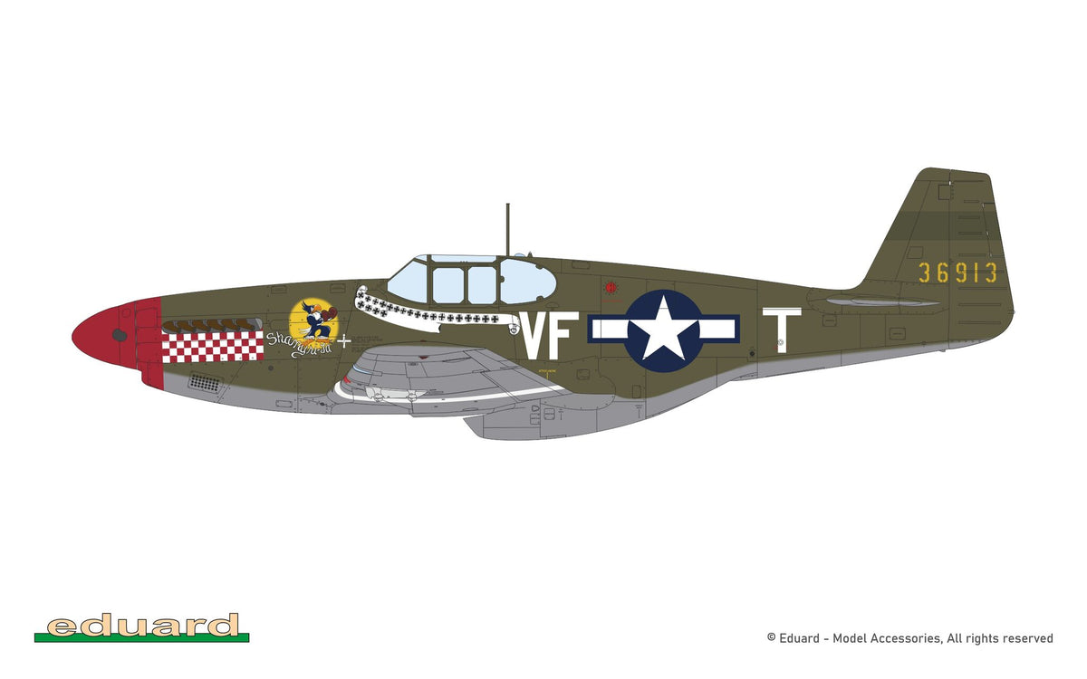Eduard 932012 North American P-51 B/C Mustang (Birdcage Canopy) The Hybrid 1/32 – imagen 3
