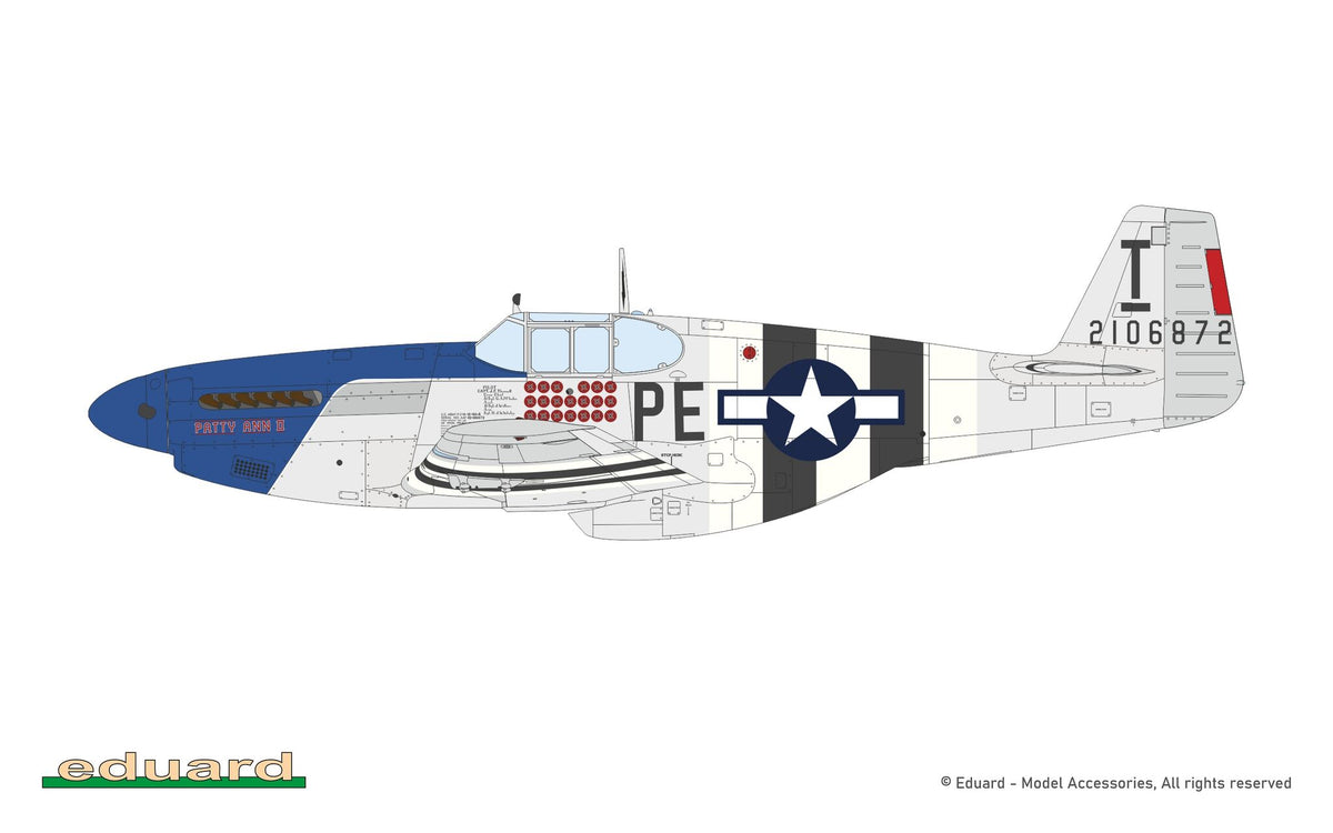 Eduard 932012 North American P-51 B/C Mustang (Birdcage Canopy) The Hybrid 1/32 – imagen 5