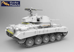 Gecko Models 16GM0038 US M24 Light Tank Chaffee WWII Version 1/16 – immagine 3