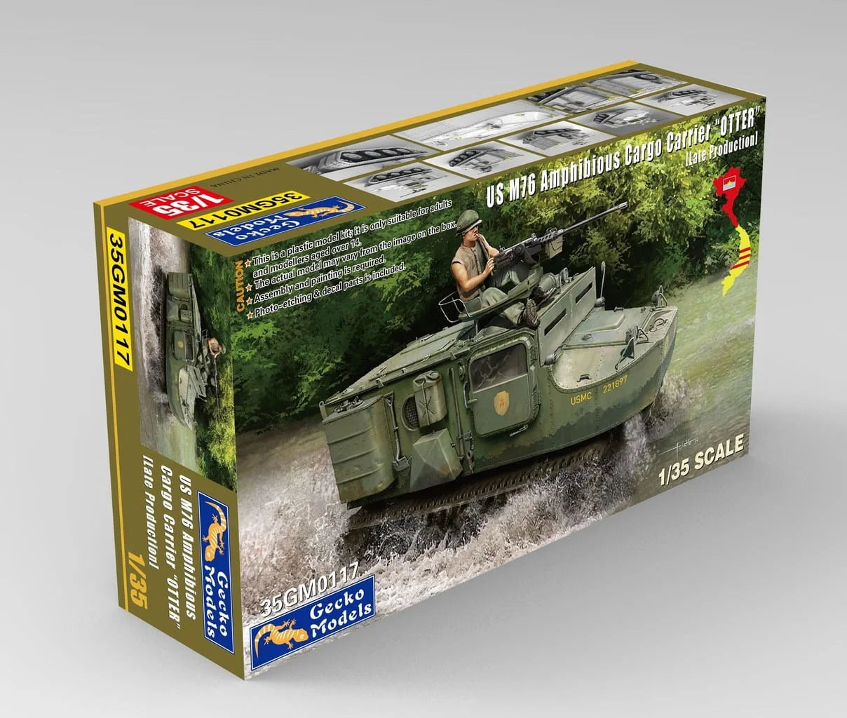 Gecko Models 35GM0117 US M76 Amphibious Cargo Carrier &amp;quot;Otter&amp;quot; Late Production 1/35 – image 2