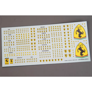 Hobby Design HD04-0187 Decal for Ferrari Logo 1/24