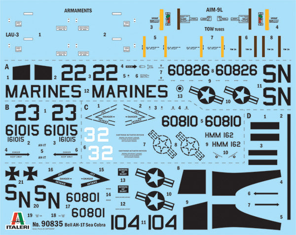 Italeri 90835 AH-1T Sea Cobra 1/48 – imagen 5