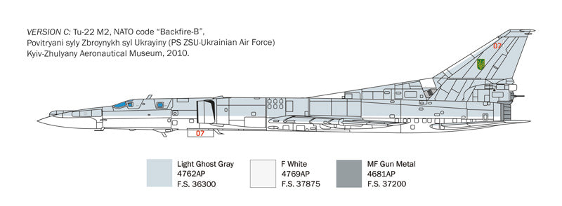 Italeri 1440 Tu-22M2 Backfire-B 1/72  – image 6