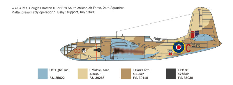 Italeri 2656 BOSTON III A - 20 B /C Havoc 1/48 – image 4