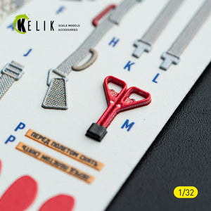 KELIK K32042 Mikoyan MiG-21 F-13 Export Version- Interior 3D Decals (for Trumpeter Kits) 1/32 – imagen 8