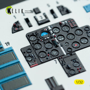 KELIK K32042 Mikoyan MiG-21 F-13 Export Version- Interior 3D Decals (for Trumpeter Kits) 1/32 – imagen 14