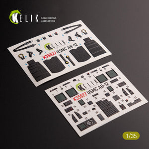 KELIK K35027 AH-1Z Interior 3D Decals For Academy Kit 1/35 – immagine 2