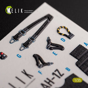 KELIK K35027 AH-1Z Interior 3D Decals For Academy Kit 1/35 – immagine 4