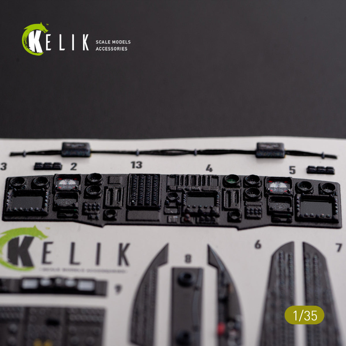 KELIK K35030 AH-60L DAP Interior 3D Decals For Academy Kit 1/35 – Bild 6