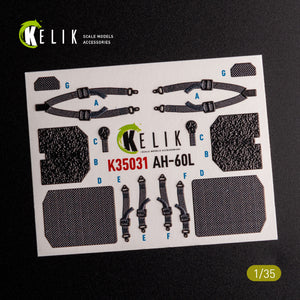 KELIK K35031 UH-60L Interior 3D Decals For Academy Kit – image 4