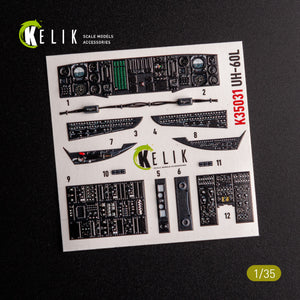 KELIK K35031 UH-60L Interior 3D Decals For Academy Kit – image 6