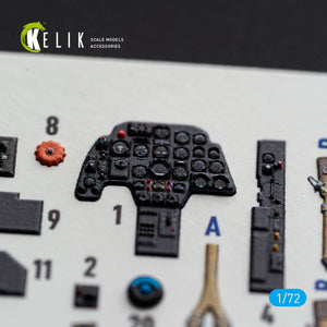 KELIK K72243 Messerschmitt Bf-110 G-4 - Interior 3D Decals (for Eduard Kits) 1/72 – Bild 5