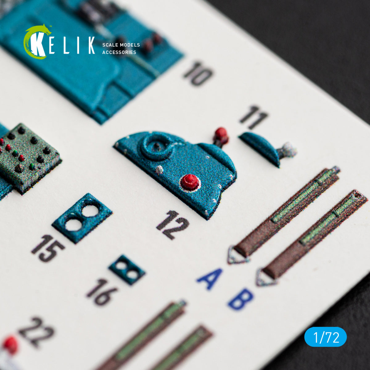 KELIK K72244 Nakajima J1N1-S Gekko - Interior 3D Decals (for Fujimi / Hobby 2000 Kits) 1/72 – Bild 4