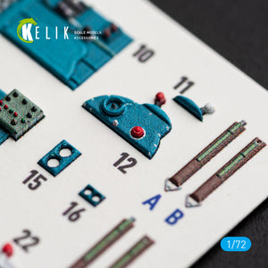 KELIK K72244 Nakajima J1N1-S Gekko - Interior 3D Decals (for Fujimi / Hobby 2000 Kits) 1/72 – Bild 4
