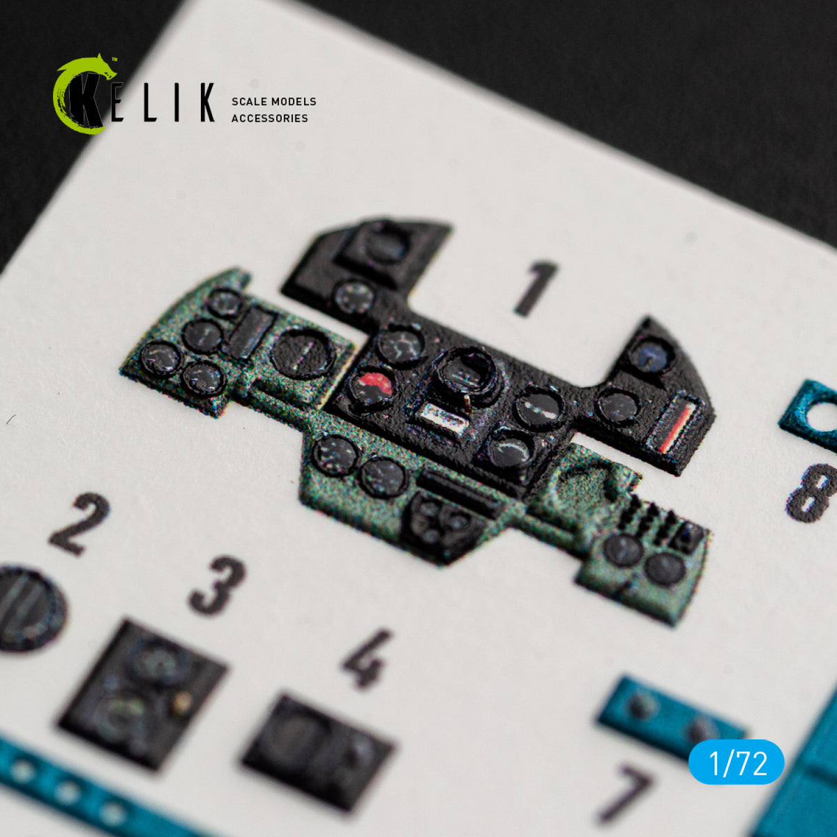 KELIK K72244 Nakajima J1N1-S Gekko - Interior 3D Decals (for Fujimi / Hobby 2000 Kits) 1/72 – Bild 8