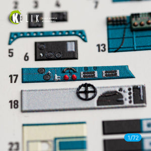 KELIK K72244 Nakajima J1N1-S Gekko - Interior 3D Decals (for Fujimi / Hobby 2000 Kits) 1/72 – Bild 9