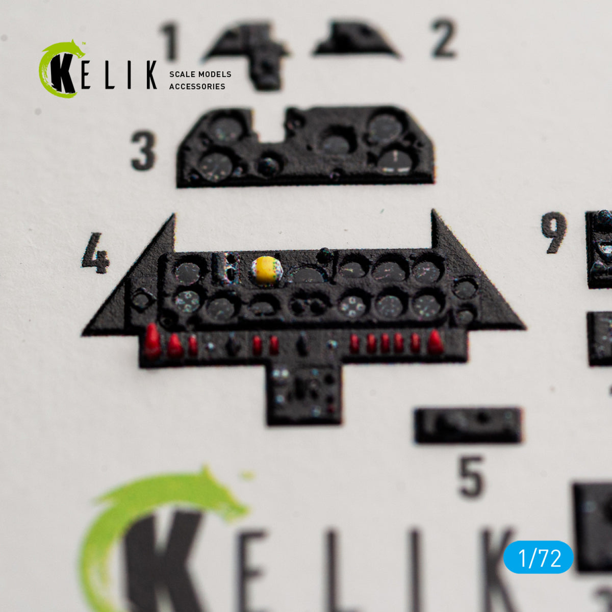 KELIK K72247 Curtiss SB2C-5 Helldiver - Interior 3D Decals (for Academy / Special Hobby Kits) 1/72 – immagine 5