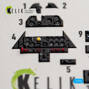 KELIK K72247 Curtiss SB2C-5 Helldiver - Interior 3D Decals (for Academy / Special Hobby Kits) 1/72 – immagine 5