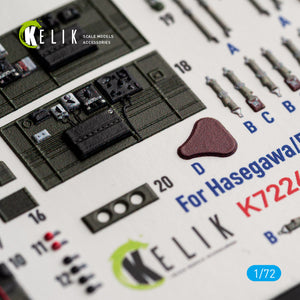 KELIK K72248 North American B-25 J Mitchell - Interior 3D Decals (for Eduard Kits) 1/72 – immagine 6
