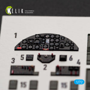 KELIK K72248 North American B-25 J Mitchell - Interior 3D Decals (for Eduard Kits) 1/72 – immagine 3