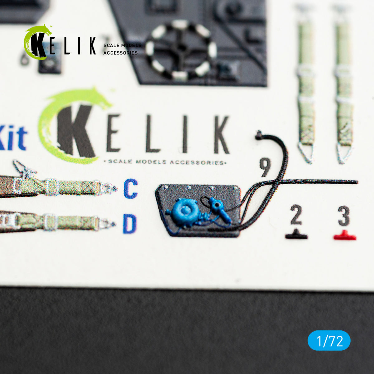 KELIK K72250 Avia S-199 - Interior 3D Decals (for Eduard Kits) 1/72 – imagen 6
