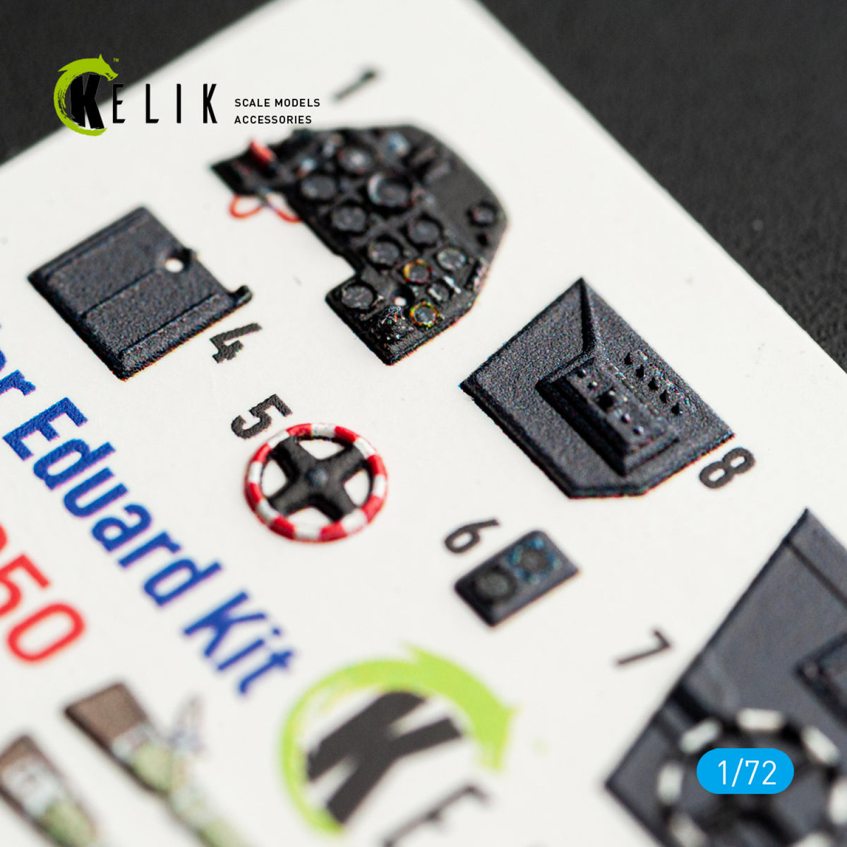 KELIK K72250 Avia S-199 - Interior 3D Decals (for Eduard Kits) 1/72 – imagen 2
