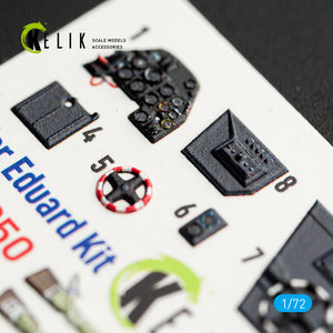KELIK K72250 Avia S-199 - Interior 3D Decals (for Eduard Kits) 1/72 – imagen 2