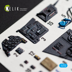 KELIK K72252 Messerschmitt Bf-109 G-2 / G-4 - Interior 3D Decals (for Eduard Kits) 1/72 – Bild 7