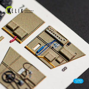 KELIK K72253 Messerschmitt Bf-109 G-2 / G-4 - Interior 3D Decals (for Special Hobby / Eduard Kits) 1/72 – immagine 2