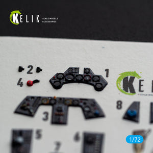 KELIK K72254 Focke Wulf Fw-190 A-8 / R-2 - Interior 3D Decals (for Eduard Kits) 1/72 – zdjęcie 5
