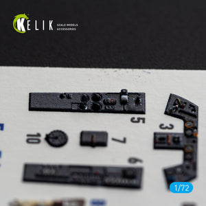 KELIK K72254 Focke Wulf Fw-190 A-8 / R-2 - Interior 3D Decals (for Eduard Kits) 1/72 – zdjęcie 7