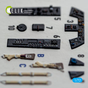 KELIK K72254 Focke Wulf Fw-190 A-8 / R-2 - Interior 3D Decals (for Eduard Kits) 1/72 – zdjęcie 8