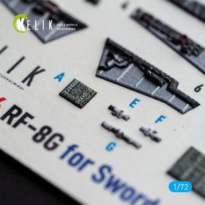 KELIK K72256 RF-8 G - Interior 3D Decals (for Sword Kits) 1/72 – Bild 4